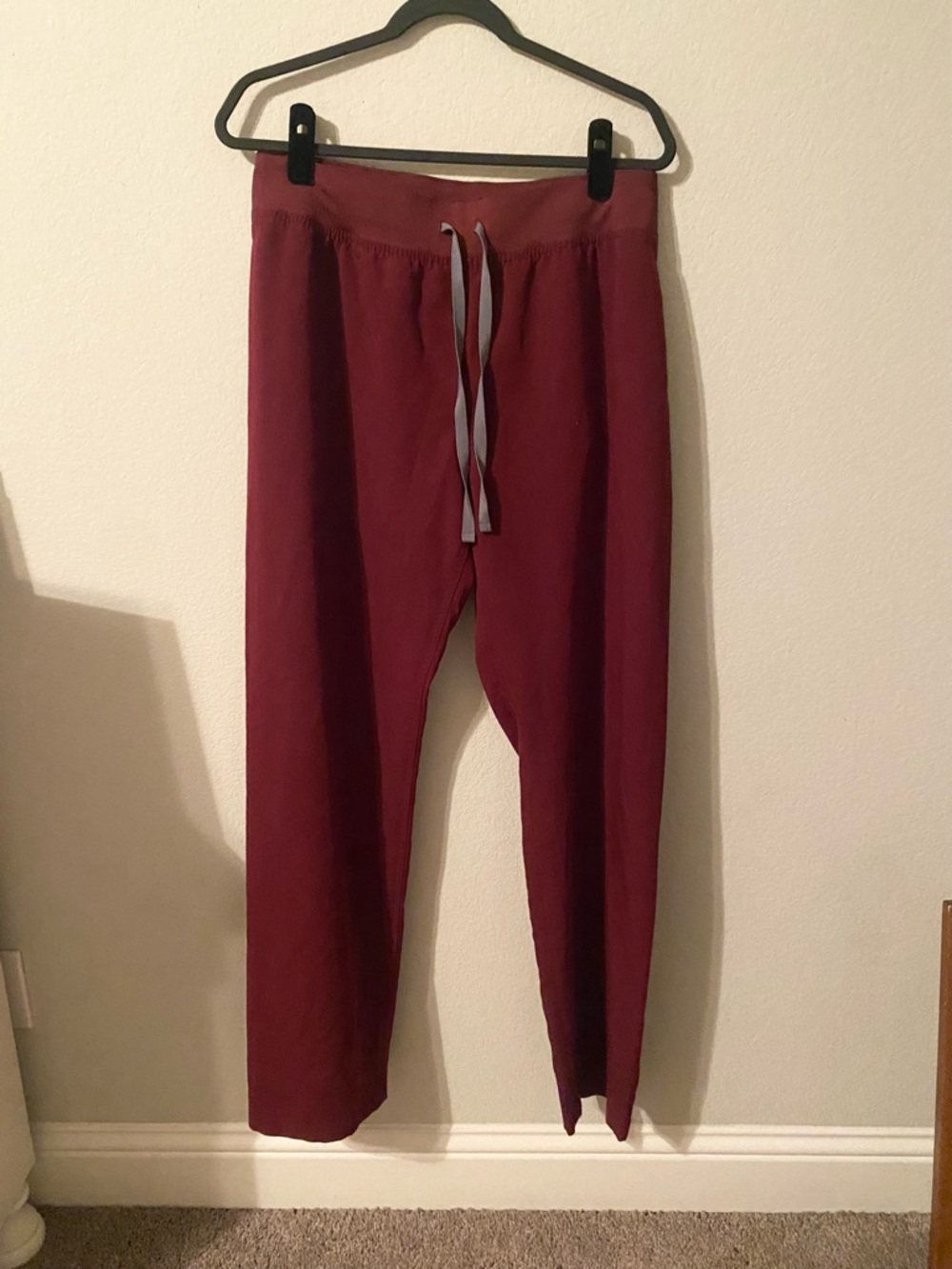 Figs High waisted Livingston Maroon Scrub pants Tall